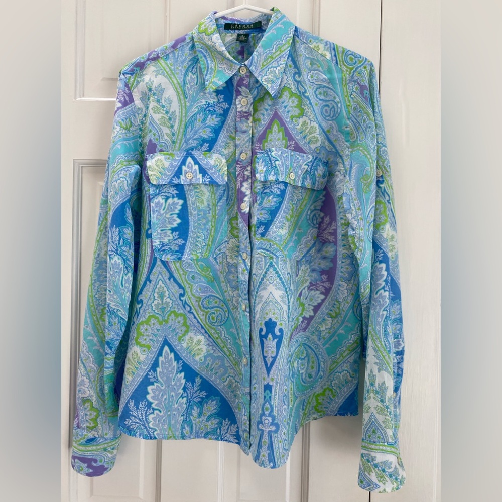Ralph Lauren paisley shirt
